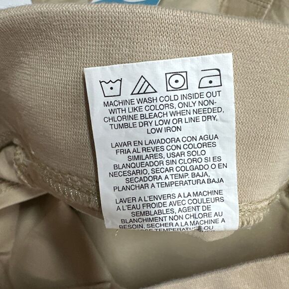 Lee Capri Pants 12 Tan Chino Khaki Cago Comfort Waist Casual Cotton Stretch NEW - Picture 6 of 8